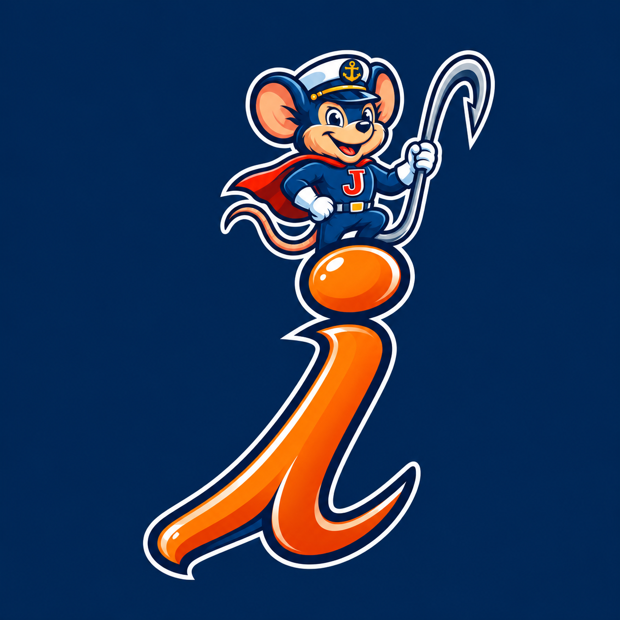 Inshore Intel Mighty Mouse fishing hook logo